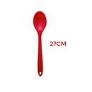 Kit up to 3 Spoon Silicone Red Color Kitchen Utensils