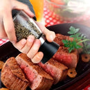 Kit 2 Grinder Seasonings, Salt, Pepper And Spices Glass and Inox Shredder