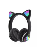 Fone orelha de gatinho com Led Headphone com bluetooth 5.0