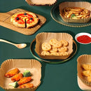Airfryer Shape 100 PCs Disposable Round And Square Nonstick For Baking Paper Deep Fryer Baking Protector