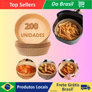 Airfryer Shape 200 PCs Disposable Round And Square Nonstick For Baking Paper Deep Fryer Baking Protector