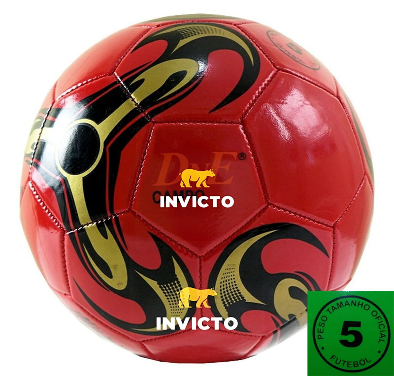 Bola Futebol Campo Tamanho Oficial Costurada Número 5