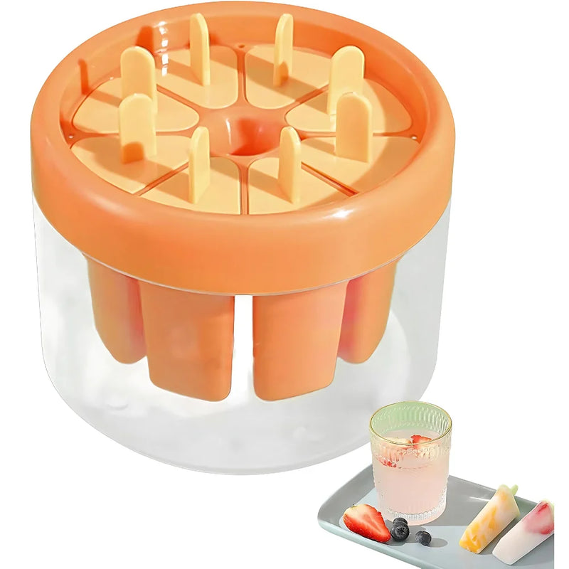 Mold Shape For Popsoline and Homemade Ice Cream With Holder