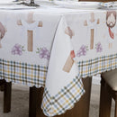 🐰 Toalha de Mesa Páscoa e Encantos – 1,50x1,50m | Para Mesas de até 4 Cadeiras | Decoração de Cozinha ou Sala