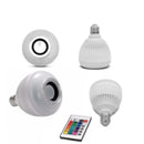 Lampada De Led Com  Bluetooth E Caixa De Som C Controle Rgb 12W