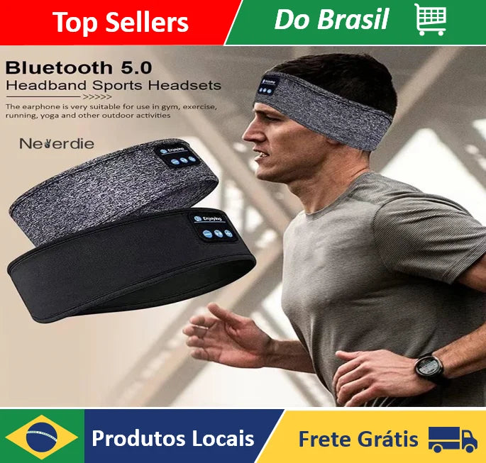 Headset Headset Blootouth Sports Sleep Bandana Workout-Neverdie Store
