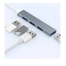 Hub USB 3.0 4 Portas 5 Gbps Super Rápido – Mouse, Teclado, HD