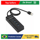 Hub Cabo Usb 3.0 Extensor 4 Portas High Speed