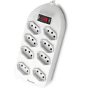 Régua de Tomadas Filtro de Linha Com 8 Tomadas