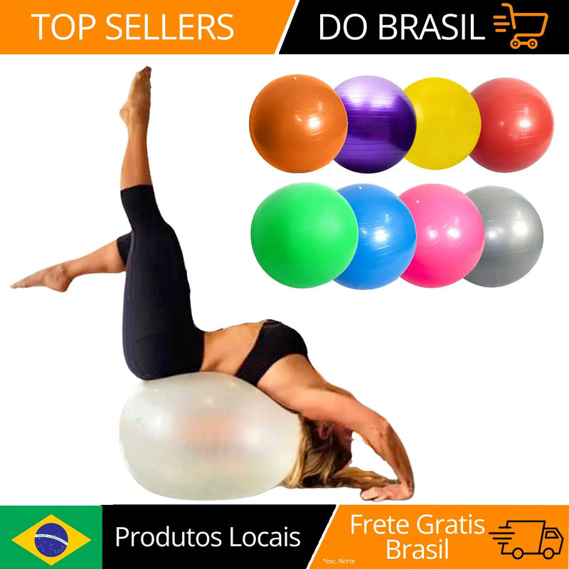 Explosion-proof Fitness Balls Thick Yoga Ball Exercise Home Gym Pilates Equipment Balance Ball
