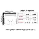 Kit with 4 Microfiber Seamless Men's Boxer Briefs