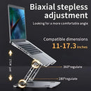 Aluminum Alloy Adjustable Phone Tablet Stand, Laptop Tablet Holder, Portable Folding Holder, Cooling Support, A