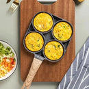 Frigideira Antiaderente Com 3 ou 4 Divisórias Fritar Ovo Bacon Carne Frango Lanche Multiuso