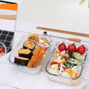 Kit up to 3 Heat Resistant Glass Lunchbox 400 ml Rectangular Sealant Pot Sealling Fit