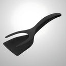 Multipurpose Black Nylon Spatula With Tier For Eggs Steak Pancake Tapioca