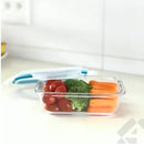 Kit up to 3 Heat Resistant Glass Lunchbox 400 ml Rectangular Sealant Pot Sealling Fit