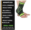 Anklet Anti-Spill Orthopedic Adjustable Sport Knee Protection with Green Crossfit Strap-Neverdie Store
