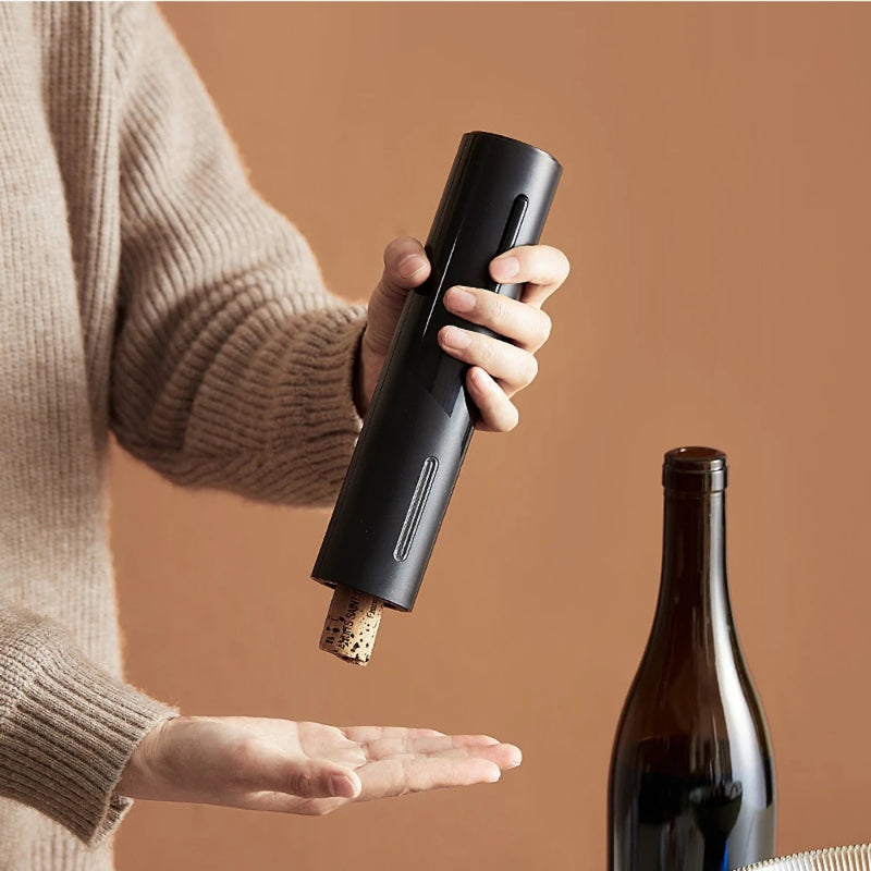 Abridor Saca Rolhas Garrafa De Vinho elétrico Automático a Pilhas