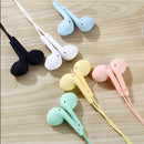 Kit Fones De Ouvido Com Fio E Microfone Macaron Sortidos
