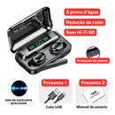 Fone De Ouvido Sem Fio F9-5 Display Led Power Bank Audio Premium