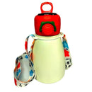 Garrafa Térmica Infantil Inox de água, Inteligente com Adesivos 550ML