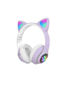 Fone orelha de gatinho com Led Headphone com bluetooth 5.0