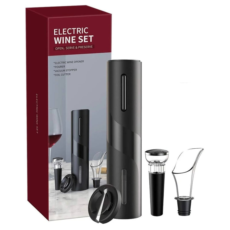 Abridor Saca Rolhas Garrafa De Vinho elétrico Automático a Pilhas