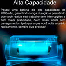 Nova Lanterna de Cabeça Recarregável A prova dagua Com 8 LEDs 3030 E Sensor Inteligente