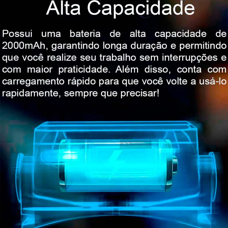 Nova Lanterna de Cabeça Recarregável A prova dagua Com 8 LEDs 3030 E Sensor Inteligente