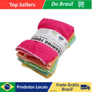 Kit com 5 Pano Mágico Microfibra Limpa Facil 30x30 Multiuso Ultra Soft Sem Fiapos