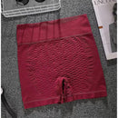 Short Calcinha Encolhe e Diminui Barriga Feminino Cintura Alta Modelador De Cintura Tecido Fitness