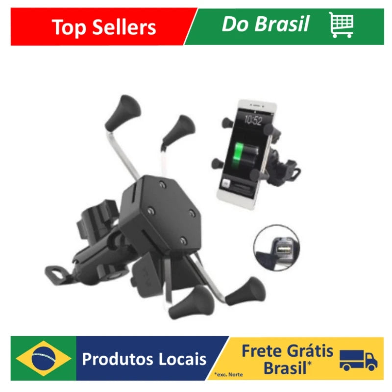 Support For Motorcycle Usb For 360 Rotation Charger