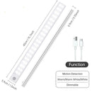 Automatic Smart Light with LED Self-adhesive Rechargeable; Intelligent Light L1803 with Motion Sensor 40 cm