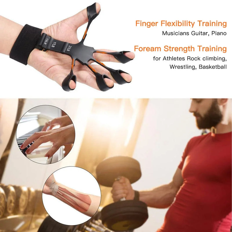 Strengthening 3-Level Guitar Finger Exerciser Recovery and Finger Strengthening Resistant For Patient Training