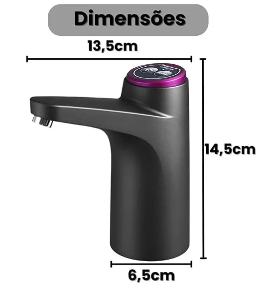 Electric Pump Bottle Gallon Water 20 Liters Premium USB Rechargeable Dispenser (2 Button)-Neverdie Store