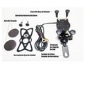 Support For Motorcycle Usb For 360 Rotation Charger