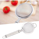 Kit até 3 Peneira Pequena Inox Acessorio e Utensilio de Cozinha