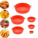 Kit com 6 Capas Protetoras de Silicone para AirFryer e Forno Fritadeira Elétrica