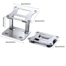 Aluminum Alloy Adjustable Phone Tablet Stand, Laptop Tablet Holder, Portable Folding Holder, Cooling Support, A