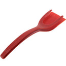 Multi-Purpose Red Nylon Spatula With Sticker For Eggs Steak Pancake Tapioca