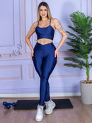 Women's 3D Cross-waistband Ginastica Legging