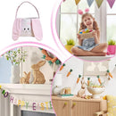 🐰🎁 Cestinha Coelhinho de Páscoa com Alças – Bolsa Reutilizável para Doces, Ovinhos e Caça ao Tesouro | Ideal para Crianças e Festas