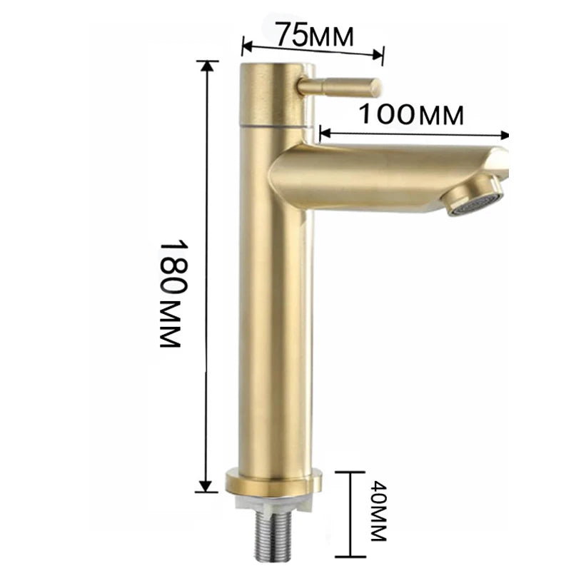 Cuba Gourmet Single Handle Washbasin Tap for Bathroom
