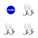 Kit com 3 Pares de Meias de Compressão Profissional – Estimula Corrida, Ciclismo, Performance em Provas e Alívio de Varizes