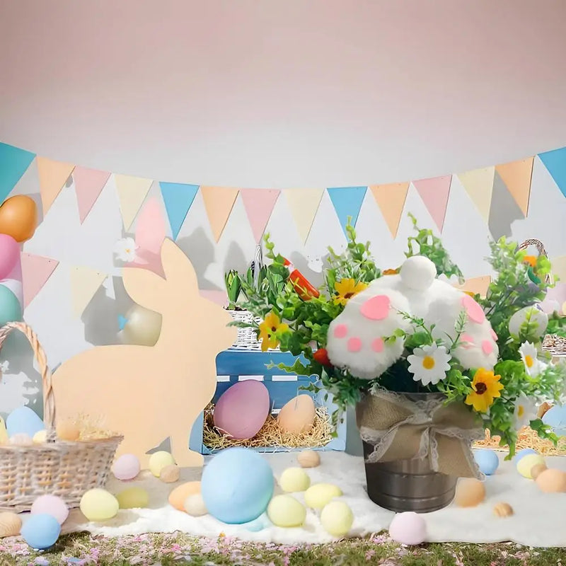  Coelhinho Decorativo de Páscoa – Estatueta Versátil para Casa | Toque Aconchegante e Estético para Qualquer Ambiente