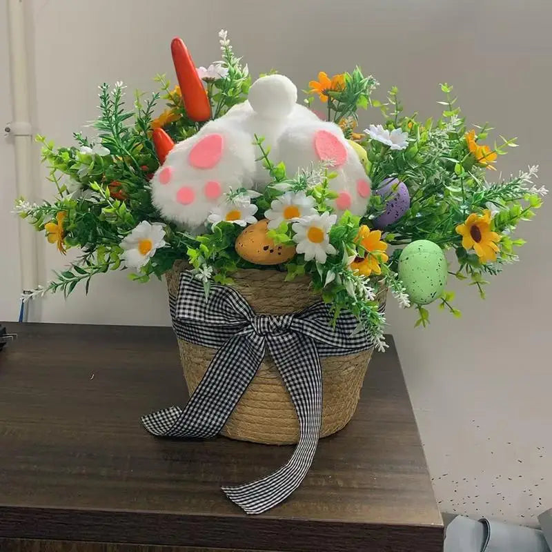  Coelhinho Decorativo de Páscoa – Estatueta Versátil para Casa | Toque Aconchegante e Estético para Qualquer Ambiente