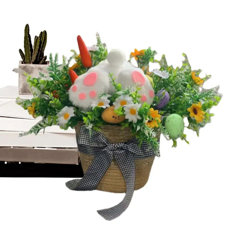  Coelhinho Decorativo de Páscoa – Estatueta Versátil para Casa | Toque Aconchegante e Estético para Qualquer Ambiente