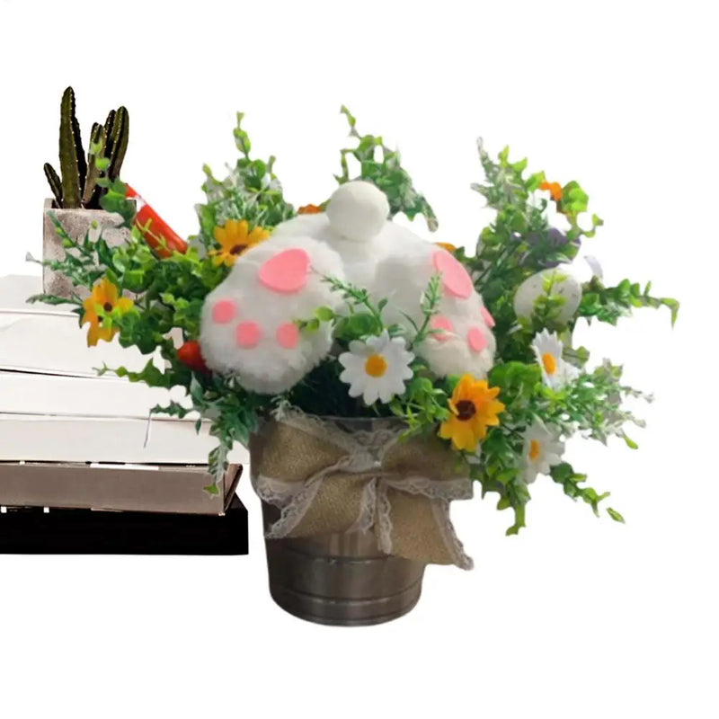  Coelhinho Decorativo de Páscoa – Estatueta Versátil para Casa | Toque Aconchegante e Estético para Qualquer Ambiente