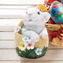 🐰🌸 Decoração de Páscoa Coelhinho em Resina – Enfeite de Mesa de Primavera | Ornamento Fofo