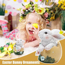 🐰🌸 Decoração de Páscoa Coelhinho em Resina – Enfeite de Mesa de Primavera | Ornamento Fofo